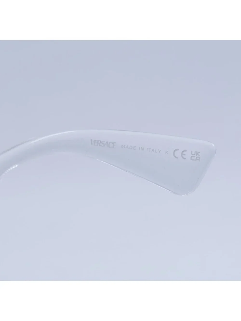 Versace VE4482 148/8V Sunglasses Transparent Rectangle Frame, Clear Lenses